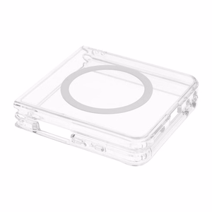 Läbipaistev MagSafe-toega 4sF-S Clear ümbris Samsung Galaxy Z Flip8 mudelile