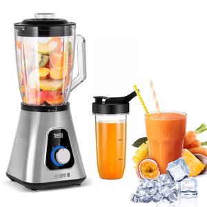 EASY EXPERT GO kannmikser, 1300 W, 1,5 l klaaskann ja 600 ml reisikruus