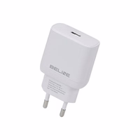 Beline Võrgulaadija 1x USB-C 25W valge (ainult pea) PD 3.0 BLNCW25 GaN