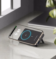 Powerbank Wozinsky WLWP-10KA0Y3S 22.5W PD Qi2 10000 mAh, statiiviga, 1x USB-A, 1x USB-C - must