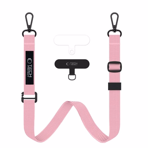 TECH-PROTECT C6S nöörist crossbody rihm heleroosa