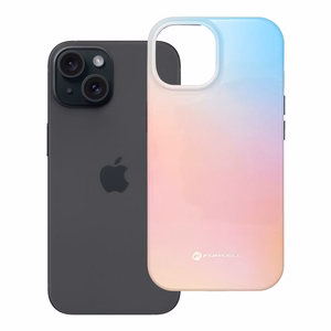 Ümbris jaoks iPhone 15 Forcell F-Protect Mirage compatible with Magsafe Military Drop-Test pinky sinine