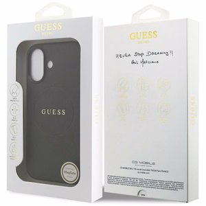 Guess Grained Ring MagSafe ümbris jaoks iPhone 17 - must