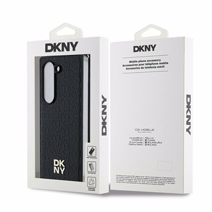 DKNY Repeat Pattern Stack Logo Ümbris jaoks Samsung Galaxy Z Fold6 - Must