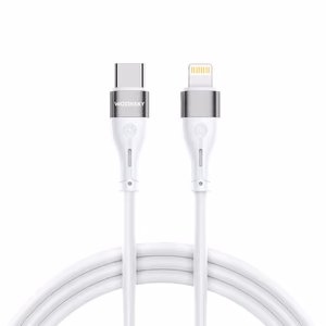 Wozinsky WSTCL1 Lightning / USB-C PD 27W kaabel 1 m - valge