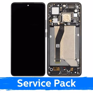 LCD-дисплей, совместимый с Xiaomi 14T Pro, с рамкой / титаново-черный / (сервисный комплект)