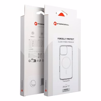 Kaane iPhone 17 Forcell F-Protect Clear Hybrid Premium ühildub Magsafe läbipaistevaga