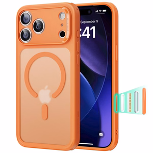 ESR Classic Hybrid MagSafe Ümbris jaoks iPhone 17 Pro - Läbipaistev oranž