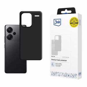 3mk Matt Ümbris jaoks Xiaomi Redmi Note 13 Pro+ - must