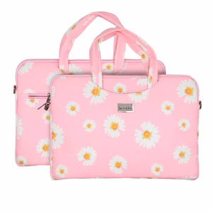 Wonder Briefcase Laptop 15-16 inches roosa daisies
