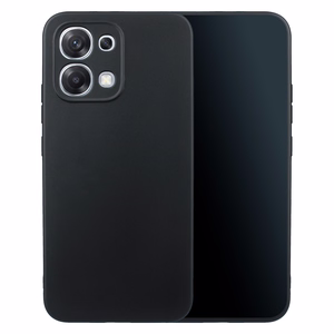 Matt TPU-ümbris Oppo A6 Pro 5G mudelile, must
