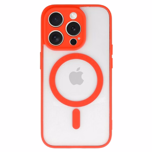 Acrylic Color Magsafe Case for Iphone 15 Pro Max red