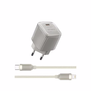 WIWU Jello 20W GaN laadija komplektid Wi-U016 C-L, ELi pistikupesa
