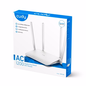 Cudy WR1300 juhtmevaba ruuter Gigabit Ethernet kahesageduslik (2.4 GHz / 5 GHz) valge