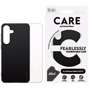 CARE by PanzerGlass Fashion Ümbris jaoks Samsung Galaxy S25 FE - must