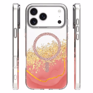 Чехол Epoxy Mag для iPhone 17 Pro 6,3'' оранжевый
