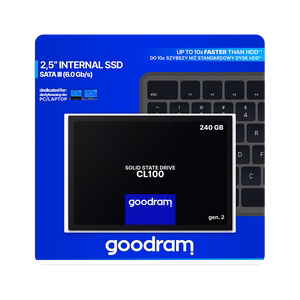 Hard drive SSD Goodram CL100 Gen. 3 240GB SATA lll 2,5