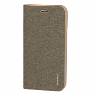 Vennus Book Case чехол-книжка с рамкой для iPhone 14 Pro Max серый