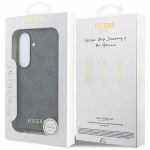 Guess ümbris 4G Classic Logo Charm MagSafe for Samsung Galaxy S26 must