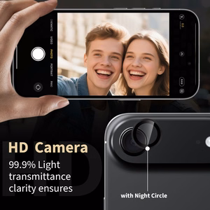 Tech-Protect Camring Fit+ Camera Cover jaoks iPhone 17 Air - Must