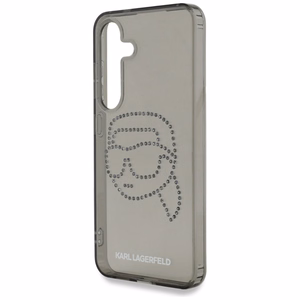 Ümbris Karl Lagerfeld Rhinestones Karl Head Logo Samsung Galaxy S25 must