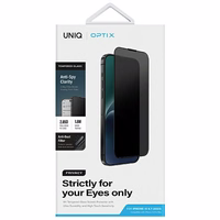 Uniq Optix Privacy Karastatud klaas Privacy jaoks iPhone 15 Plus / 14 Pro Max with Applicator