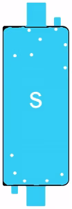 Kleebis LCD Samsung F946 Z Fold5 5G originaal (service pack)