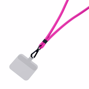 3mk EasyClip telefoni kaelapael, roosa (mustad detailid)