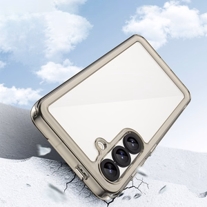 Outer Space Ümbris jaoks Samsung Galaxy S25 Edge Flexible Frame Cover - Translucent, Must