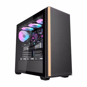Darkflash DS900WS computer ümbris (must) + 4 fans