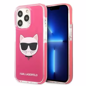 KARL LAGERFELD KLHCP13LTPECPI IPHONE 13 PRO / 13 6.1 "ÜMBRIS FUCHSIA / FUSCHIA CHOUPETTE HEAD
