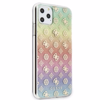 Guess GUHCN65PEOML iPhone 11 Pro Maxmulticolor kõva ümbris Iridescent 4G Peony