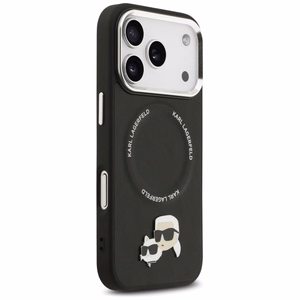 KARL LAGERFELD ümbris jaoks IPHONE 17 Pro Max compatible with MagSafe KLHMP17XPSMLRKCK (PU K&C Pins) must