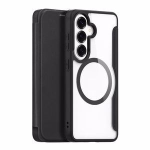 Dux Ducis Skin X Pro MagSafe Compatible Wallet Case for Samsung Galaxy S26+ - Black