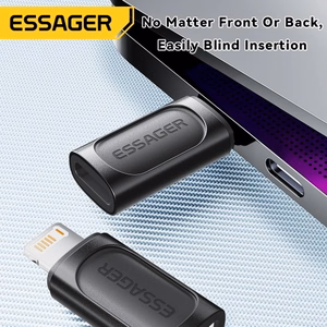 Adapter Essager Phantom must (In: Female Type-C / Out: Male Lightning)