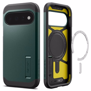Spigen Tough Armor Mag MagSafe ümbris mudelile Google Pixel 11, tumeroheline