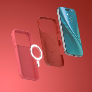 Etteri Silikoon Mag ümbris for iPhone 17 Pro Max raspberry