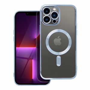 ELECTRO MAG COVER case compatible with MagSafe jaoks IPHONE 13 Pro Max sinine