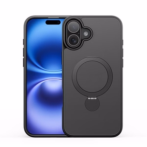Telefoni ümbris Dux Ducis Yind 360 Ring Stand Apple iPhone 16 Pro Max must