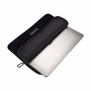 Tucano Velluto 2 neopreenist ja sametise välispinnaga sülearvutiümbris 13-tollisele MacBook Airile ja MacBook Prole ning 12-tollistele sülearvutitele, must