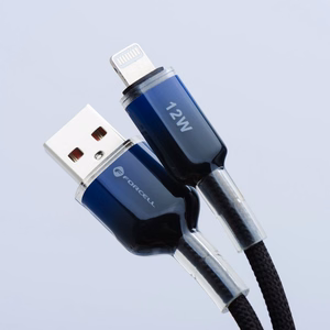 Kaabel USB A to Lightning Forcell F-Energy 2,4A 12W Gradient 1 m C353 must