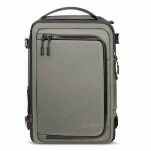Tech-Protect Defender S50 Backpack jaoks Ryanair & Wizzar, 20L Laptop - Olive