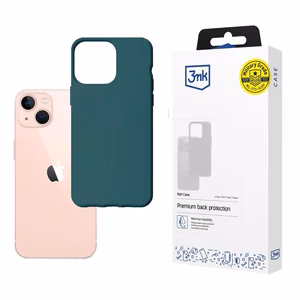 Чехол для iPhone 14 Plus из серии 3mk Matt Case - тёмно-зелёный