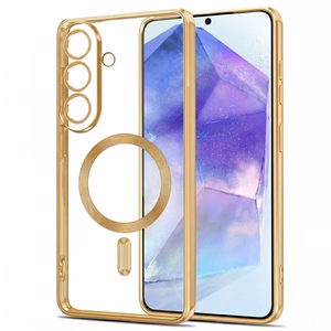 Tech-Protect MagFlex MagSafe ümbris Samsung Galaxy A27 5G jaoks, läbipaistev kuldne