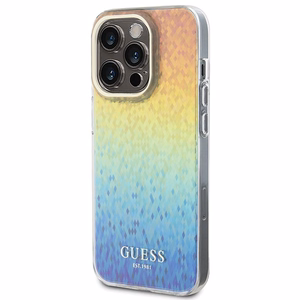 Guess IML Faceted Mirror Disco Iridescent ümbris jaoks iPhone 14 Pro Max - multicolored