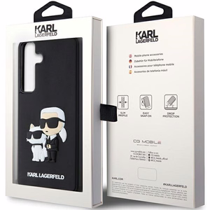Karl Lagerfeld ümbris for Samsung Galaxy S24 Plus KLHCS24M3DRKCNK must HC 3D RUBBER KC NFT