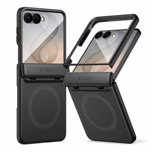 Tech-Protect Kevlar Aura ümbris seadmele Samsung Galaxy Z Flip 8, MagSafe-ühilduv – must
