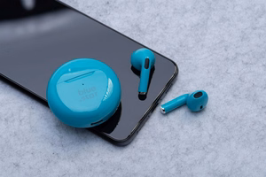 Blue Star (TX3) TWS Bluetooth juhtmevabad kõrvaklapid sinised