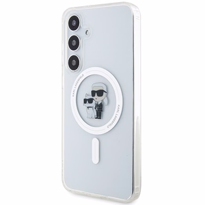 KARL LAGERFELD ümbris jaoks SAMSUNG S24 KLHMS24SHGKCNOT (MAGSAFE IML KC) läbipaistev