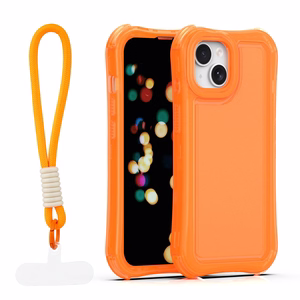 Safepop ümbris rihmaga iPhone 13 6,1" jaoks oranž
